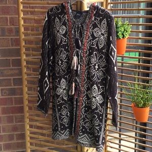 Brown/rust cardigan sweater